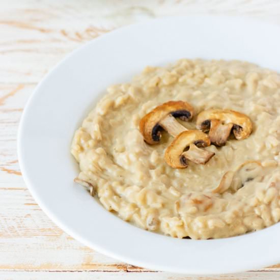 Smoky Eggplant Risotto