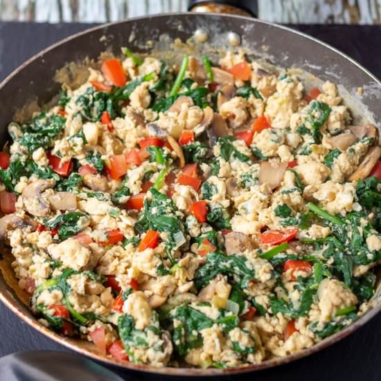 Vegetable Scrambled Eggs