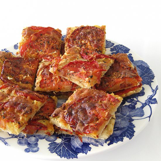 Tomato Tart Squares