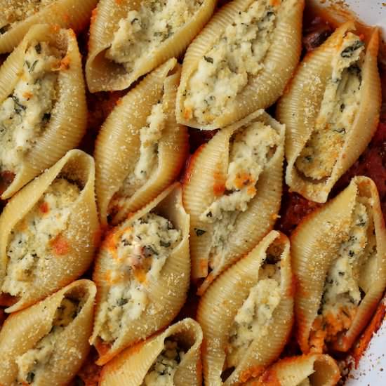 vegan stuffed shells