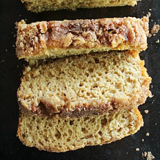 Cinnamon Sugar Quick Bread