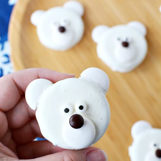 Easy to Make Polar Bear Cookies