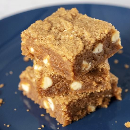 Cookie Butter Blondies