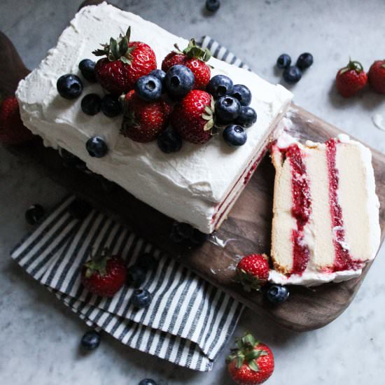 Semi-Homemade Ice Cream Cake