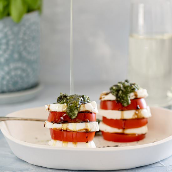 Caprese Salad Stacks