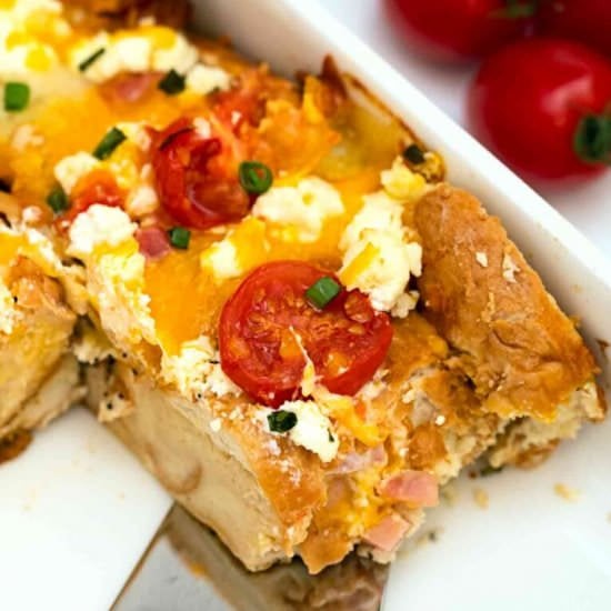 Everything Bagel Casserole