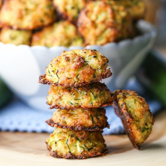 Cheesy Baked Zucchini Bites