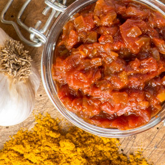 Indian Spiced Tomato Chutney