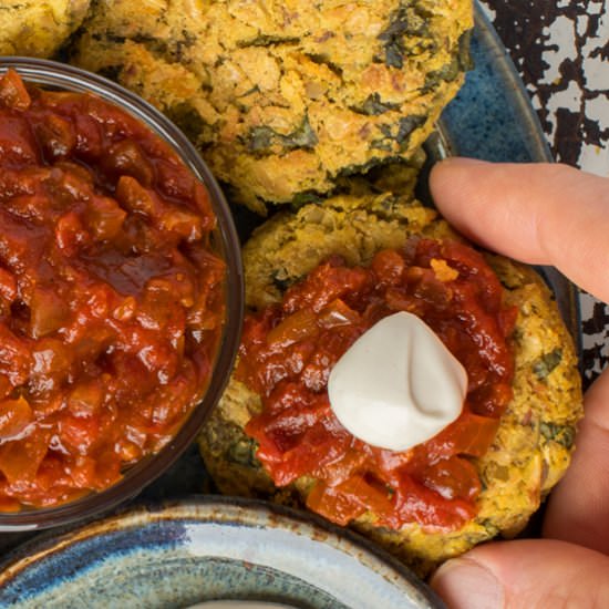 White Bean and Artichoke Patties
