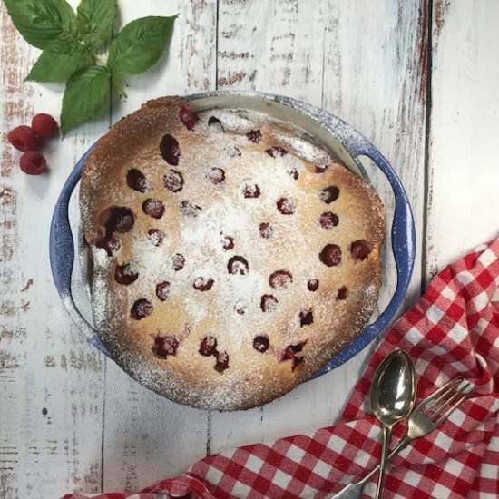 Raspberry Clafoutis