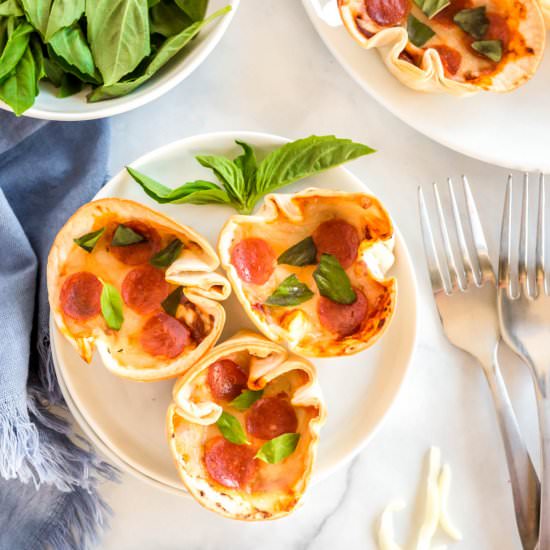 Mini Tortilla Pizzas