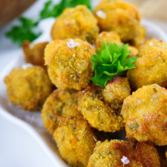 Vegan Garlic Mushrooms