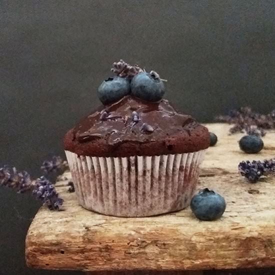 Lavender Blueberry Double Chocolate