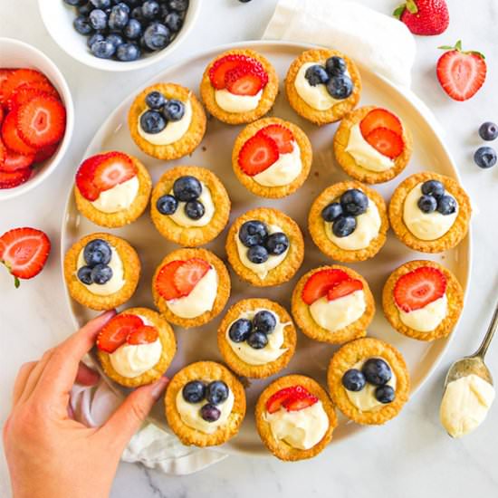 lemon cheesecake cookie cups