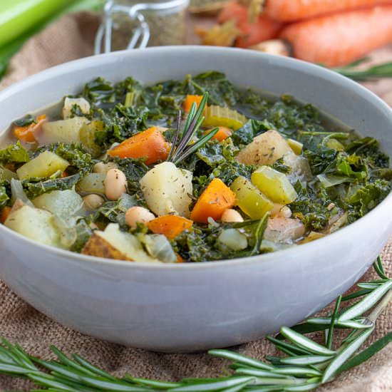 Vegan Rosemary Potato Soup