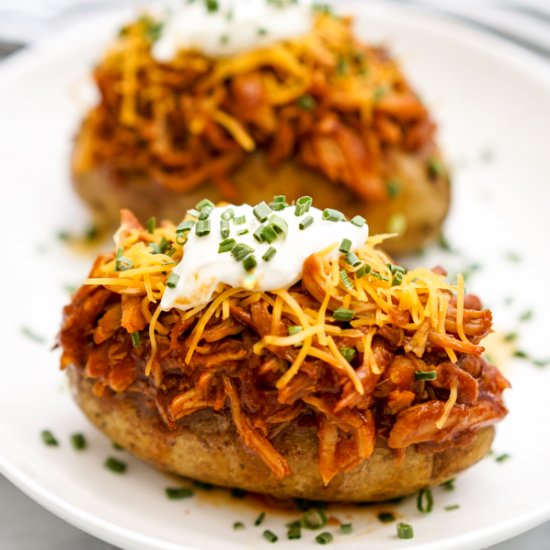 BBQ Chicken Baked Potato (Crockpot)