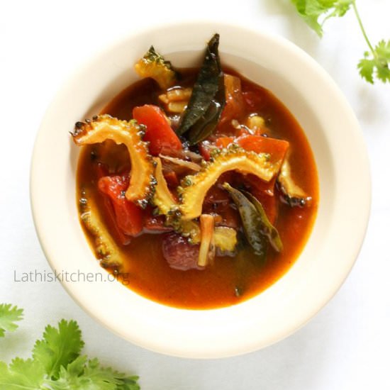 Vegan Bitter gourd curry