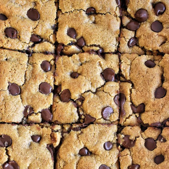 Chocolate Peanut Butter Blondies