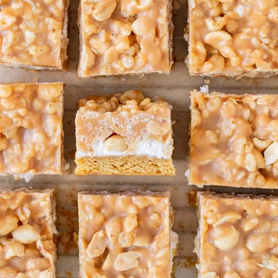 Salted Peanut Bars