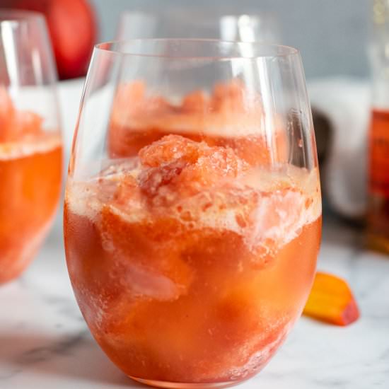 Peach Bourbon Slush