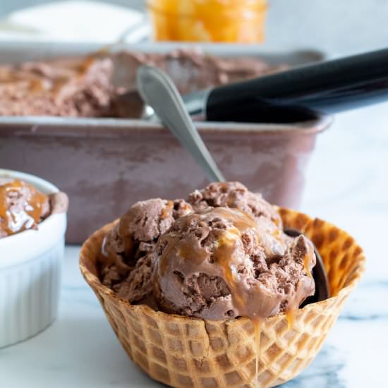 Chocolate Salted Caramel Ice Cream