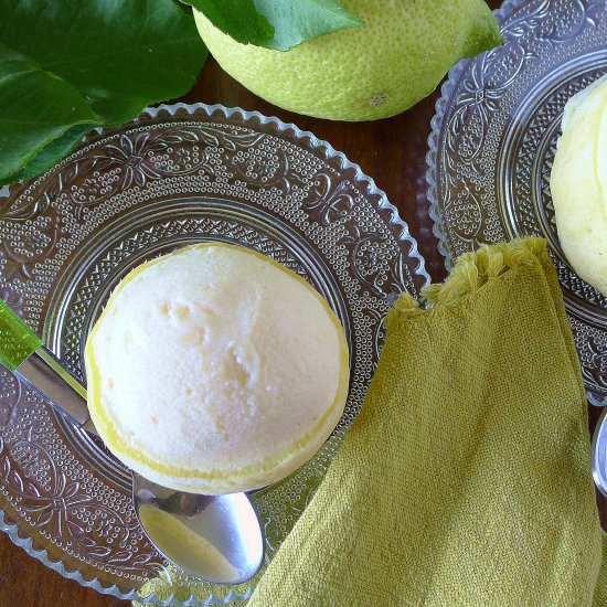 Lemon Ice Cream