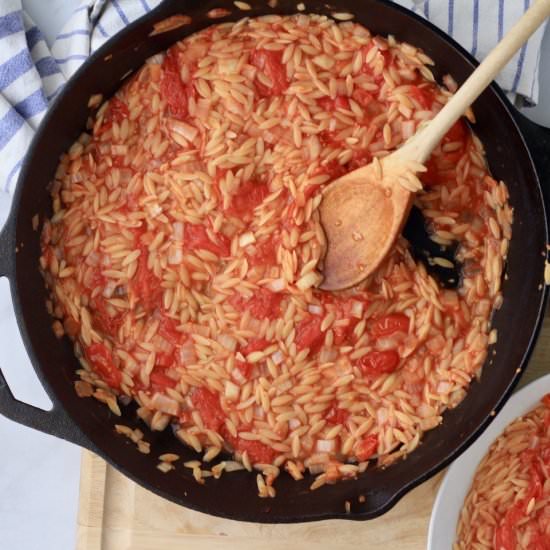 Roasted Tomato Orzo