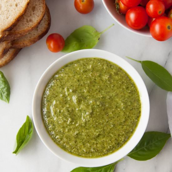 Walnut Basil Pesto