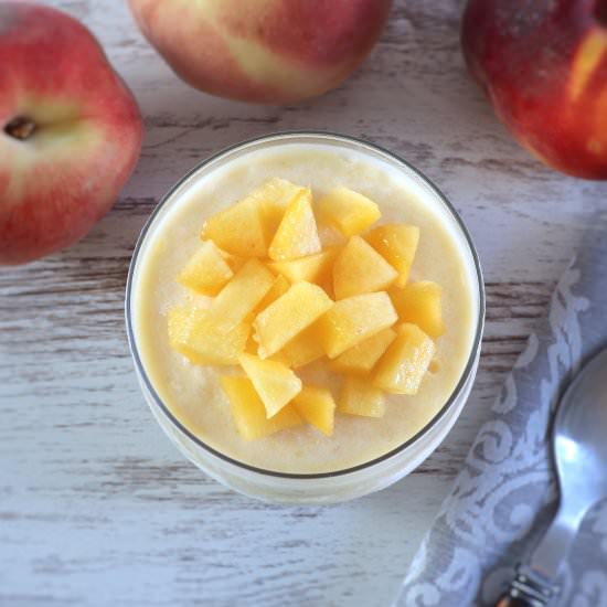 Peach ice cream
