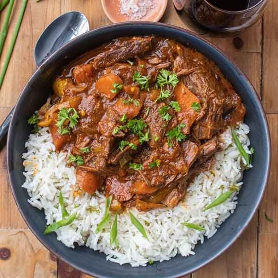 Instant Pot Dominican Beef Stew