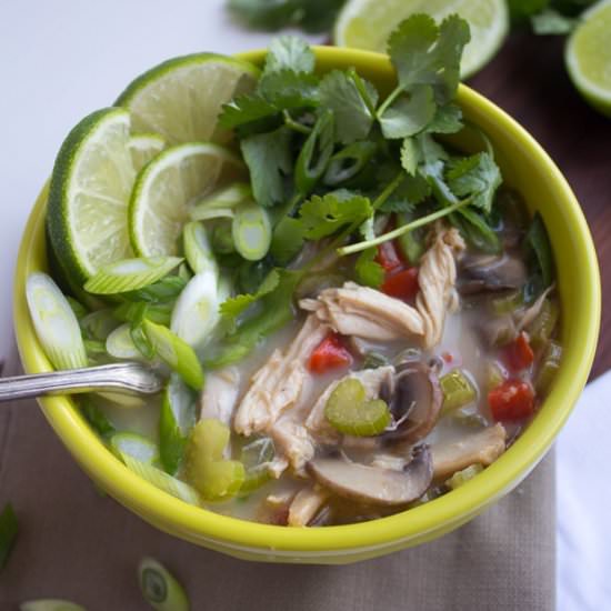 Thai Coconut Chicken Soup
