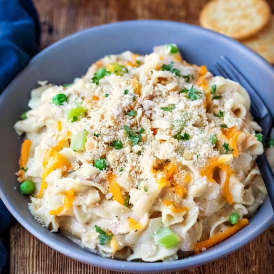 Instant Pot Tuna Noodle Casserole