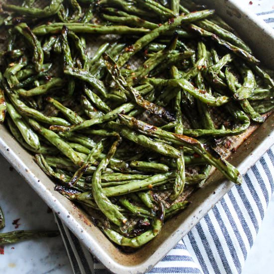 Blistered Green Beans