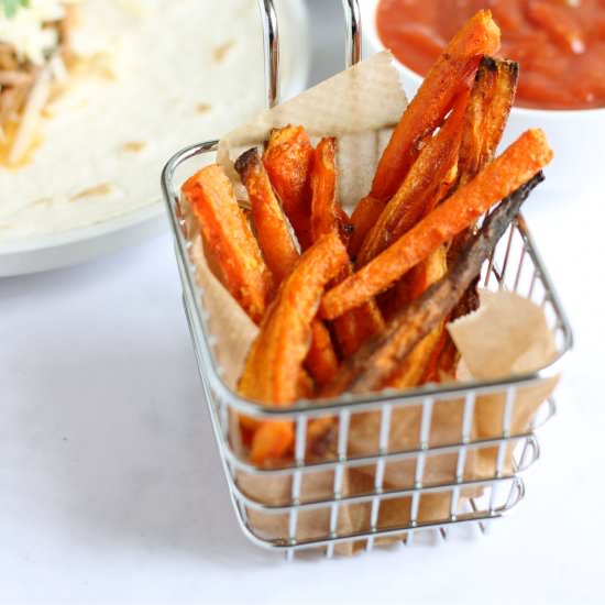 Baked Carrot Fries