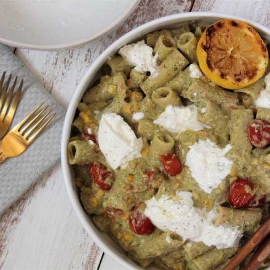 Avocado Pesto Rigatoni