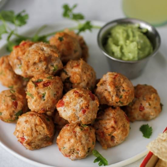 Southwest Chicken Meatballs