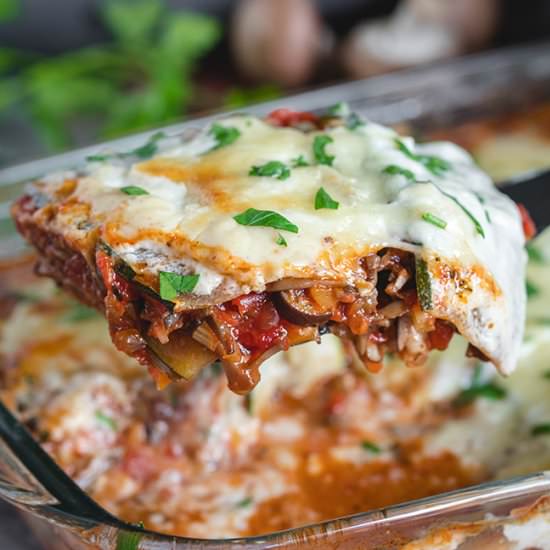 Vegetarian Zucchini Lasagna