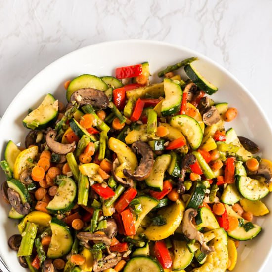 Simple Sauteed Vegetables
