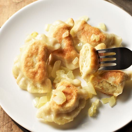 Potato and Cheese Vegan Pierogi