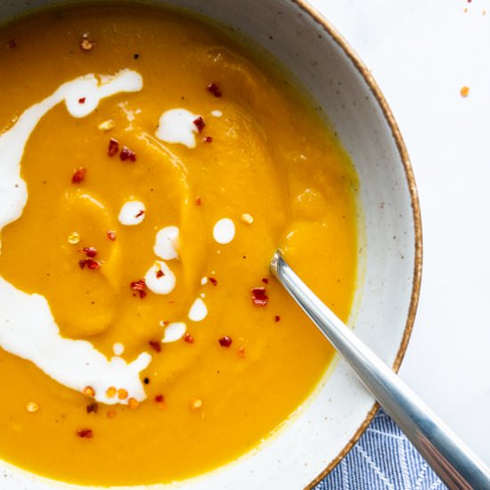 Sweet Potato Pumpkin Soup
