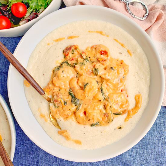 Tuscan Shrimp and Grits