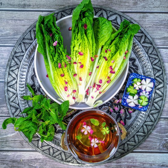 Sekanjebeen, Mint and vinegar syrup