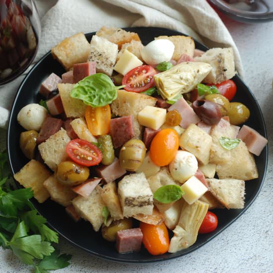 Grilled Charcuterie Panzanella