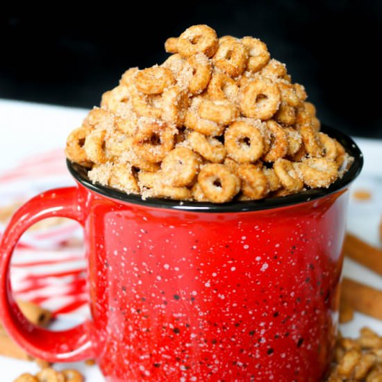 Mini Doughnut Hot Buttered Cheerios
