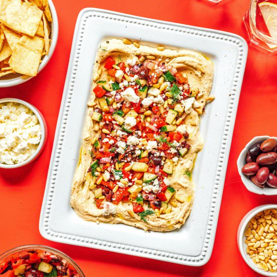 Mediterranean Layered Hummus