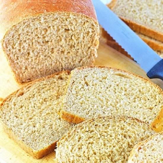 Half Whole Wheat Bread