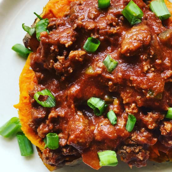 From Scratch Sweet Potato Sloppy Jo