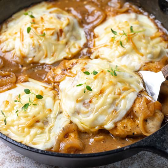 french onion chicken