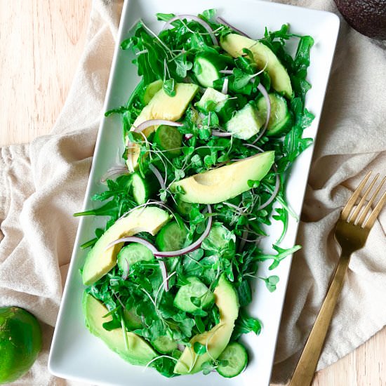 Avocado Arugula Salad