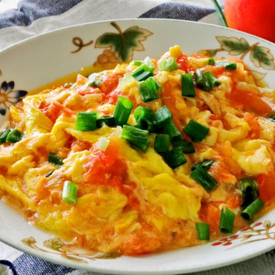 Tomato eggs (蕃茄炒蛋/ 西红柿炒蛋)
